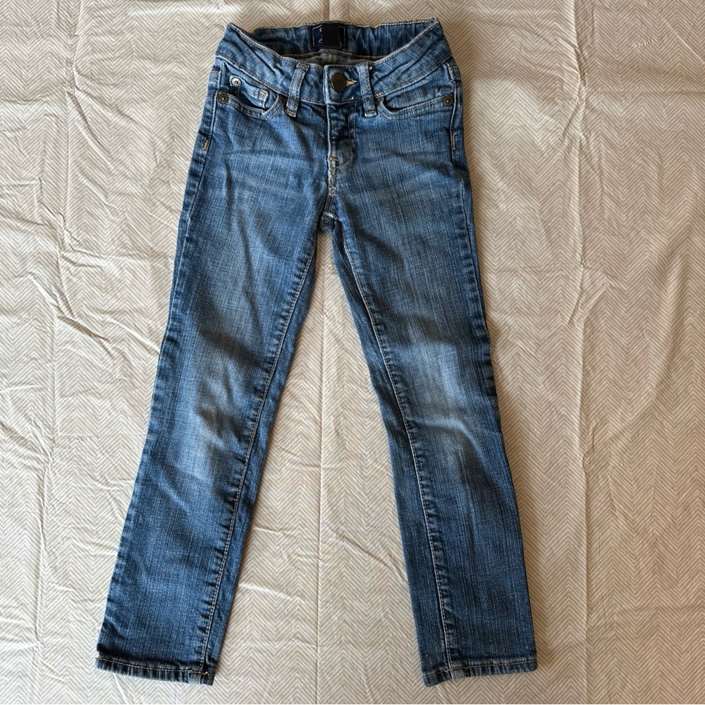 Gap Kids Skinny Fit Jeans sz 5 Slim Adjustable Waist 5 Pocket